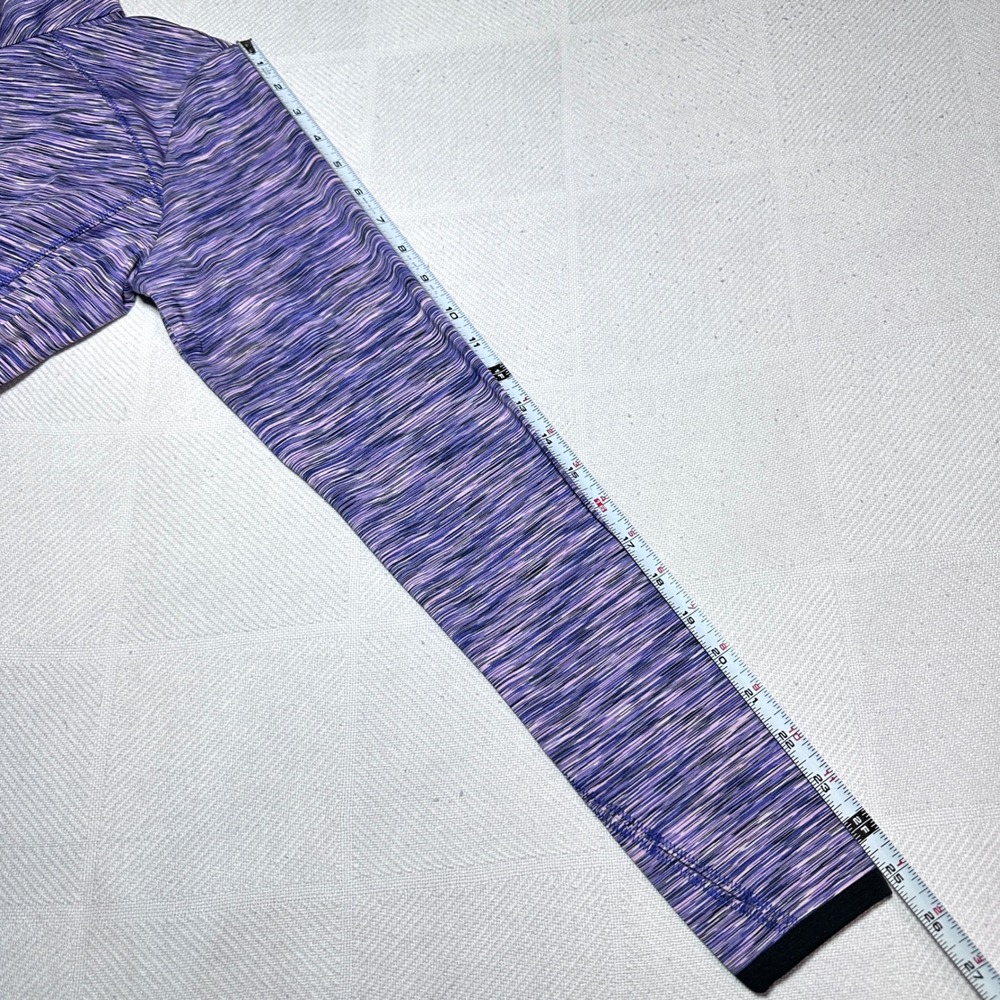NEW Zero Restriction Shae Performance 1/4 Zip Women Small Space Dye Purple Mock - Picture 12 of 12